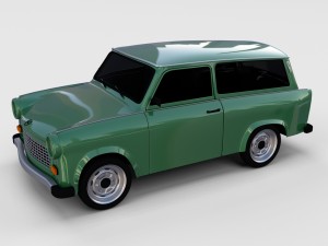 trabant 601 estate rev 3D Model