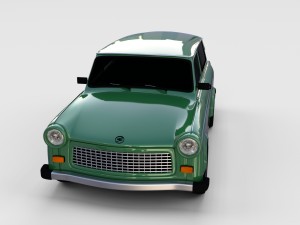 trabant 601 estate rev 3D Model