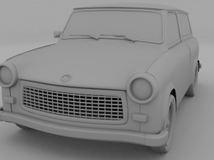 trabant 601 estate rev 3D Model