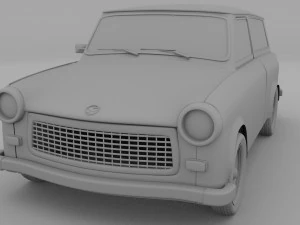 trabant 601 estate rev 3D Model