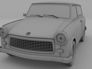 trabant 601 estate rev 3D Model