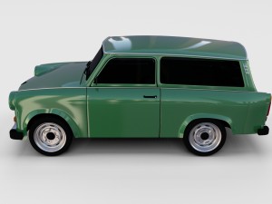 trabant 601 estate rev 3D Model
