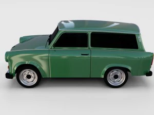trabant 601 estate rev 3D Model