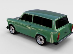 trabant 601 estate rev 3D Model