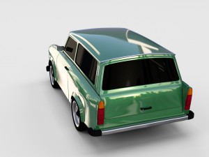 trabant 601 estate rev 3D Model