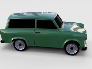trabant 601 estate rev 3D Model