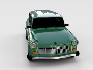trabant 601 estate rev 3D Model