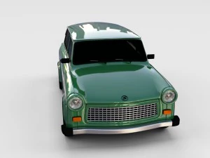trabant 601 estate rev 3D Model