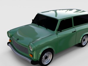 trabant 601 estate rev 3D Model