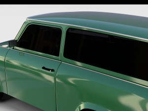 trabant 601 estate rev 3D Model
