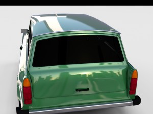 trabant 601 estate rev 3D Model