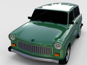trabant 601 estate rev 3D Model