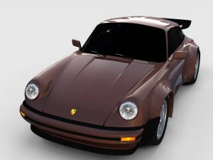 1975 porsche 911 930 putaran Model 3D