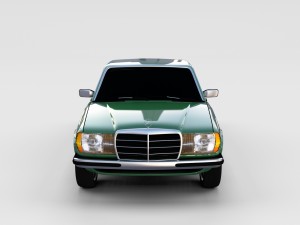 mercedes-benz w123 rev 3D 모델