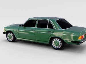 mercedes-benz w123 rev 3D 모델