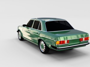 mercedes-benz w123 rev 3D 모델