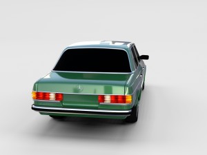 mercedes-benz w123 rev 3D 모델