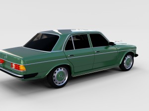 mercedes-benz w123 rev 3D 모델