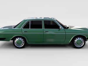 mercedes-benz w123 rev 3D 모델