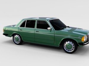 mercedes-benz w123 rev 3D 모델