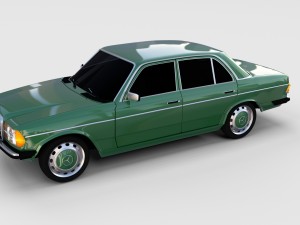 mercedes-benz w123 rev 3D 모델