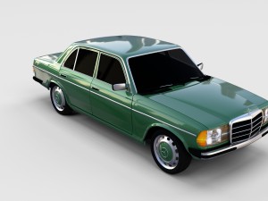 mercedes-benz w123 rev 3D 모델