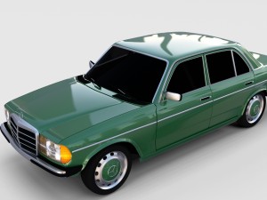 mercedes-benz w123 rev 3D 모델