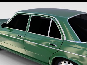 mercedes-benz w123 rev 3D 모델