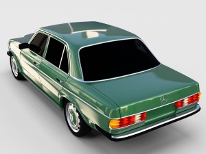 mercedes-benz w123 rev 3D 모델