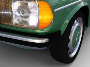 mercedes-benz w123 rev 3D 모델