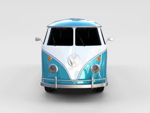 &ocirc;nibus vw mk 1 rev Modelo 3D