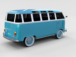 &ocirc;nibus vw mk 1 rev Modelo 3D