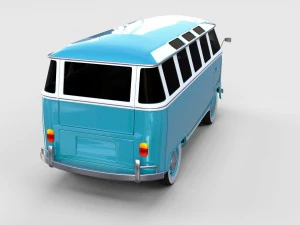 &ocirc;nibus vw mk 1 rev Modelo 3D