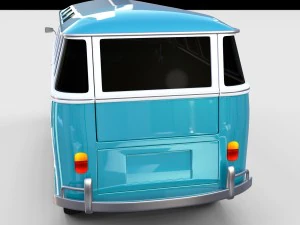 &ocirc;nibus vw mk 1 rev Modelo 3D
