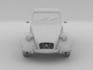 citroen 2cv rev 3D Model