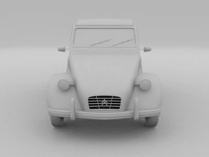 citroen 2cv rev 3D Model