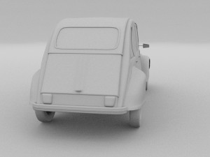 citroen 2cv rev 3D Model