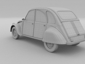citroen 2cv rev 3D Model