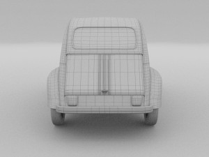 citroen 2cv rev 3D Model