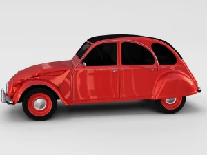 citroen 2cv rev 3D Model