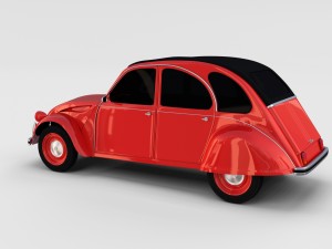 citroen 2cv rev 3D Model