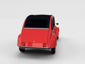 citroen 2cv rev 3D Model