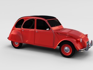 citroen 2cv rev 3D Model