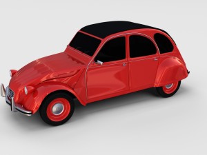 citroen 2cv rev 3D Model