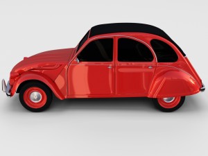 citroen 2cv rev 3D Model