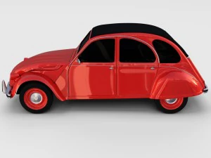 citroen 2cv rev 3D Model