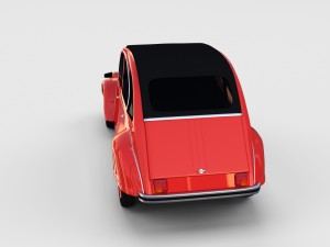 citroen 2cv rev 3D Model