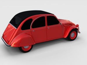 citroen 2cv rev 3D Model