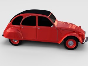 citroen 2cv rev 3D Model