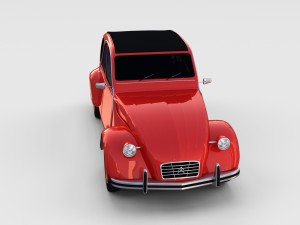 citroen 2cv rev 3D Model